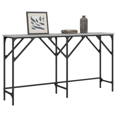 Gossi masuta consola, gri sonoma, 140x29x75 cm, lemn prelucrat foto
