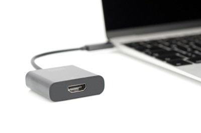 Adaptor TV/Monitor Digitus USB-C - 4K HDMI 30Hz 15cm foto