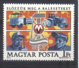 UNGARIA 1976, Securitatea muncii, Transport, MNH, serie neuzata, Nestampilat