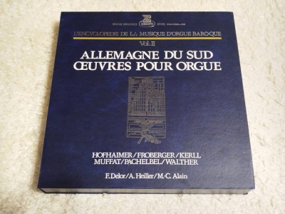 Vinil EDITIE JAPONEZA 11XLP EDITIE CARTONATA ALLEMAGNE DU SUD ; OEUVRES POUR ORGUE Performed by: Heiler, Doureau, Alain, Lefebvre (NM) foto
