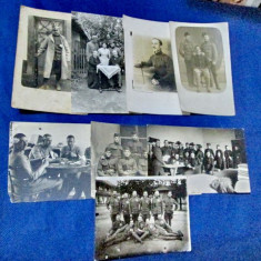 1865-I-WW1-Set 8 Foto militare Ardeal 1 razboi majoritatea Carti postale.