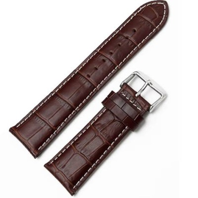 Curea Ceas Piele Maro / Negru 18 mm 20 mm 22 mm WZ529 foto