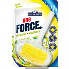 Odorizant WC GENERAL FRESH One Force Lemon, 40 g, Bile Odorizante Toaleta, Odorizant Toaleta, Odorizant Anticalcar pentru WC, Odorizant pentru Toaleta