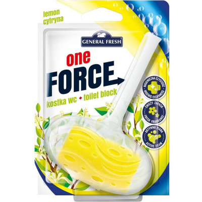 Odorizant WC GENERAL FRESH One Force Lemon, 40 g, Bile Odorizante Toaleta, Odorizant Toaleta, Odorizant Anticalcar pentru WC, Odorizant pentru Toaleta foto