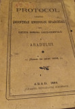 PROTOCOL PENTRU SEDINTELE SINODULUI EPARHIAL ARAD 1894