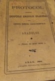 PROTOCOL PENTRU SEDINTELE SINODULUI EPARHIAL ARAD 1894