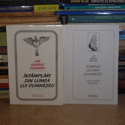ION GAVRILA OGORANU - INTAMPLARI DIN LUMEA LUI DUMNEZEU + 20 DE ILUSTRATII SIMONA BUCAN , 1998 * foto