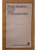 Nicolae Manolescu - O ușă abia &icirc;ntredeschisă (editia 1986)