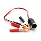 Priza 12V cu clesti pentru conectare baterie auto, Universal