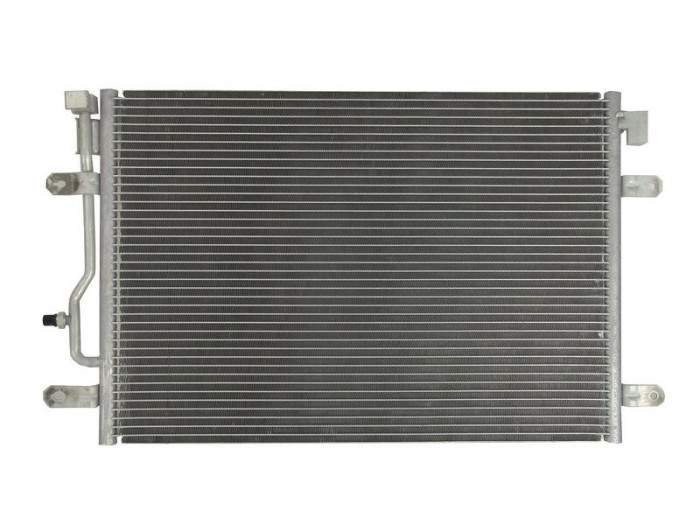 Condensator climatizare Audi A4 (B6), 11.2000-12.2004, motor 1.6; 1, 8 T; 2, 0/2, 0 FSI; 2, 4 V6; 3, 0 V6; benzina, full aluminiu brazat, 610(570)x41
