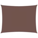 Cumpara ieftin Parasolar, maro, 3,5x4,5m, tesatura oxford, dreptunghiular