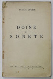 DEDICATIA LUI DIMITRIE CUCLIN PE VOLUMUL &#039;&#039; DOINE SI SONETE &#039;&#039; , 1932