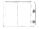 Radiator Incalzire Mitsubishi Galant, 10.1996-07.2001, L200, 06.1996-11.2005, motor diesel, benzina, aluminiu brazat/aluminiu, 180x181x26 mm,, Rapid