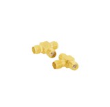Adaptor pentru conector RF, Mama-Mama, forma T
