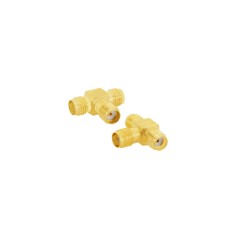 Adaptor pentru conector RF, Mama-Mama, forma T