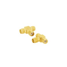 Adaptor pentru conector RF, Mama-Mama, forma T