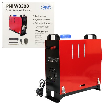 Resigilat : Sistem de incalzire auto stationara PNI WB300 Diesel 5kW 12V/24V, 230V foto