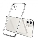 Husa TPU OEM pentru Apple iPhone 11, Imitatie Design Iphone 12, Argintie