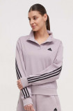 Adidas bluză femei, culoarea violet, cu imprimeu IT4827