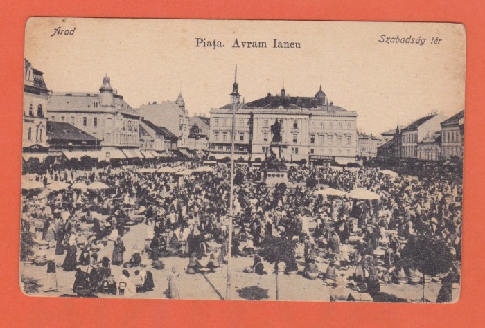 AMS @ - ILUSTRATA PIATA AVRAM IANCU, ARAD, NECIRCULATA, animata