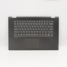 Carcasa superioara palmrest cu tastatura Laptop, Lenovo, IdeaPad C340-15IML Type 81TL, 5CB0S17576, AM2G9000200, iluminata, cu fingerprint, layout US