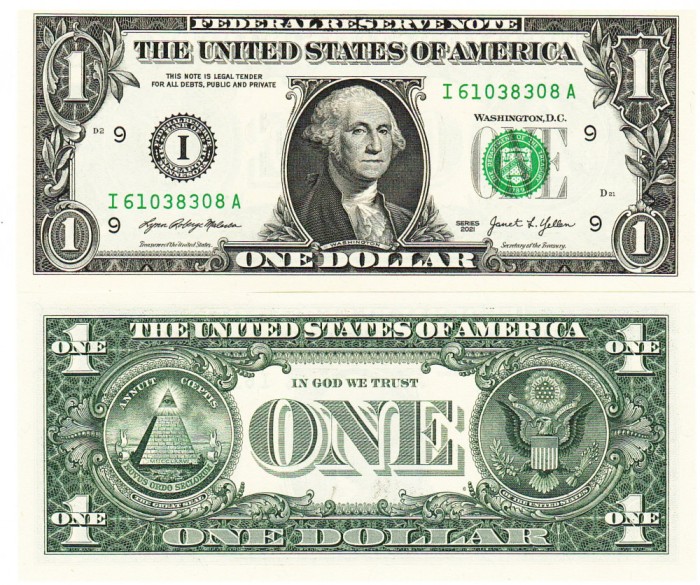 Statele Unite ale Americii USA SUA 1 Dolar 2021 (Minneapolis, MN ) I P-549i