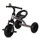 Tricicleta pentru copii A28 roti mari Grey Black, Lorelli