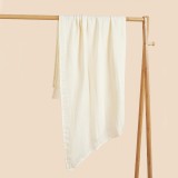 Muselina REDQUIT din bumbac organic 120x120 cm Bebelusi/Copii, crem