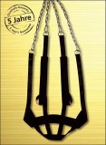 Leagan Joydivision Loveswing Deluxe, negru, metal, poliester, capacitate 150 kg