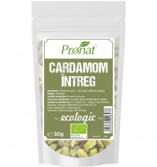 Cardamom intreg bio, 30g Pronat foto