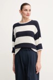 Pedro del Hierro pulover femei, culoarea albastru marin, 3519543