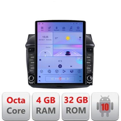 Navigatie Mitsubishi L200 2006-2014 G-094 ecran tip TESLA 9.7&quot; cu Android Radio Bluetooth Internet GPS WIFI 4+32GB DSP CarStore Technology