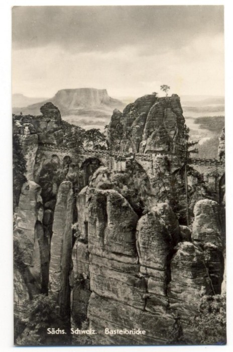 AD 972 C. P. VECHE - SACHS. SCHWEIZ. BASTEIBRUCKE -GERMANIA