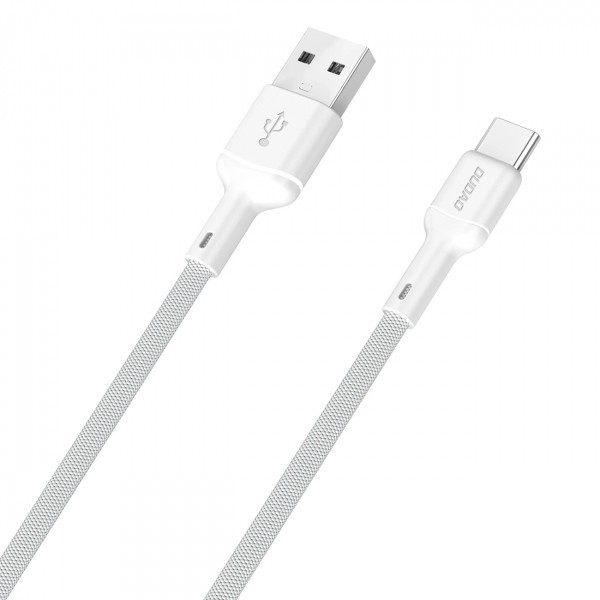 Cablu Date si Incarcare USB-A - USB-C Dudao L9T, 100W, 1m, Alb