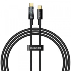 Cablu Date si Incarcare USB-C - USB-C Baseus Explorer, 100W, 2m, Negru P10319704111-00