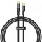 Cablu Date si Incarcare USB-C - USB-C Baseus Explorer, 100W, 1m, Negru P10319703111-00