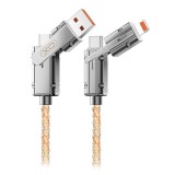 Cablu 3in1 usb-c/lightning /usb 60w 1m