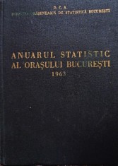 Anuarul statistic al orasului Bucuresti 1963 (Editia: 1963) foto