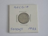 C50 - Moneda foarte veche - 50 centimes - Belgia - 1933, Europa
