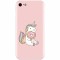 Husa silicon pentru Apple Iphone 5c, Unicorn Donuts