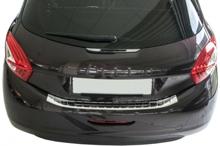 Ornament protectie bara din inox calitate premiumPeugeot 208 2012-2019
