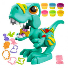 Dinozaur De Jucarie Cu Plastilina Si Forme