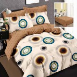 Cumpara ieftin Lenjerie pat dublu,bumbac finet,6 piese,cearceaf normal 220x240cm, cearceaf pilota 200x220cm, 2 fete de perna 50x70, 2 fete de perna 70x70-M218