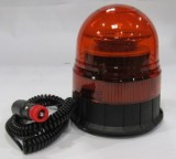 Girofar LED Galben 40 LED 12-24V Prindere Fixa ECE R65 R10 Auto Utilaje Agricole