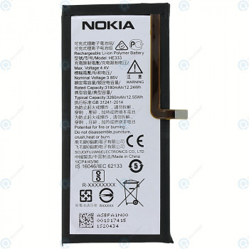 Baterie Nokia 8 Sirocco (TA-1005) HE333 3260mAh foto