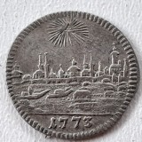 Germania N&uuml;rnberg 1 kreuzer 1773 / N&uuml;rnberg argint