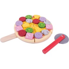 Bigjigs Toys Cutting Pizza set de jucării 3y+ 1 buc