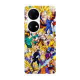 Husa compatibila cu Huawei Nova Y70 model Dragon Ball Super Saiyans, Silicon, TPU, Viceversa