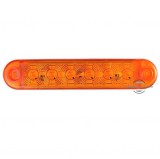 6 led Lampi de marcaj laterale cu distanta Indicator Remorca camion galben 12V 24V