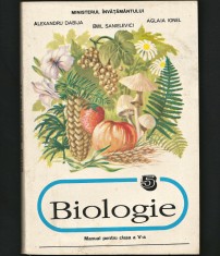 BIOLOGIE BOTANICĂ, MANUAL CLASA A V 5-A - ALEXANDRU DABIJA, AGLAIA IONEL - 1995